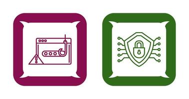 Phishing Password and Security Icon vector