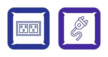 Socket and Plug Icon vector