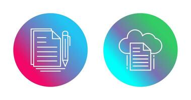 Document and File Icon vector