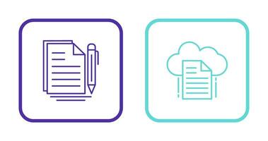 Document and File Icon vector