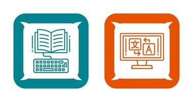 Study and Language Icon vector