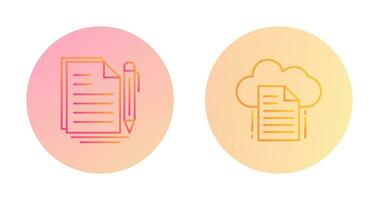 Document and File Icon vector