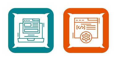 Layout and Development Icon vector