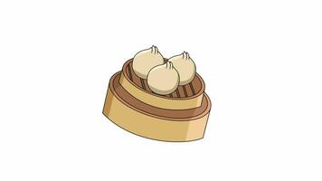 Dimsum icon animated video