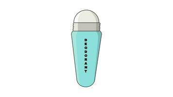 Animation forms a deodorant icon video