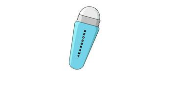 animated video of the deodorant icon