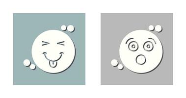 Naughty and Surprised Icon vector