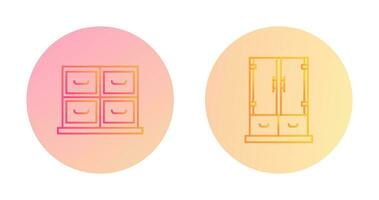 Cabinet and Business Icon vector
