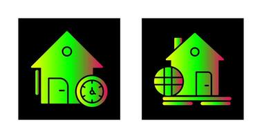 Time and Web Development Icon vector