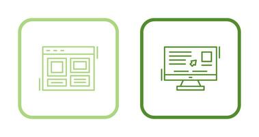 Layout and Usability Icon vector