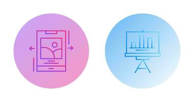 Swipe and Finance Icon vector