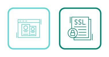 User and Protection Icon vector