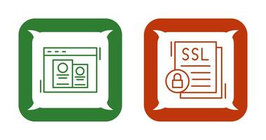 User and Protection Icon vector