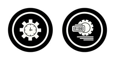 Time Management and Time Management Icon vector