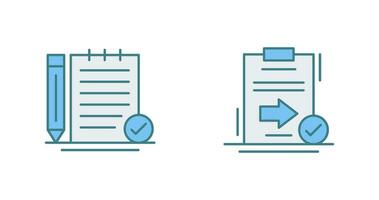 Check Notes and Send Icon vector
