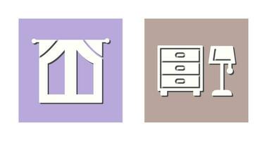 Window and Drawers Icon vector