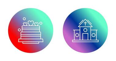 Wedding and Church Icon vector