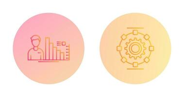 Consulting and Automated  Icon vector