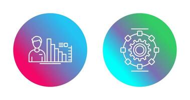 Consulting and Automated  Icon vector