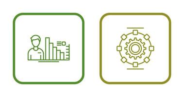 Consulting and Automated  Icon vector