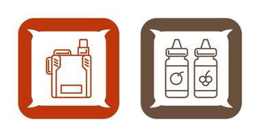 Vape and Vape Liquid Icon vector