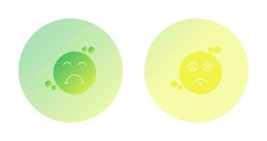 Tired and Upset Icon vector