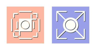 crop and expand Icon vector