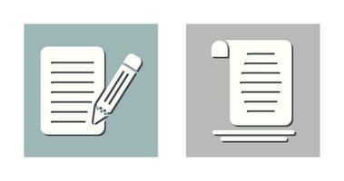 checklist and document  Icon vector