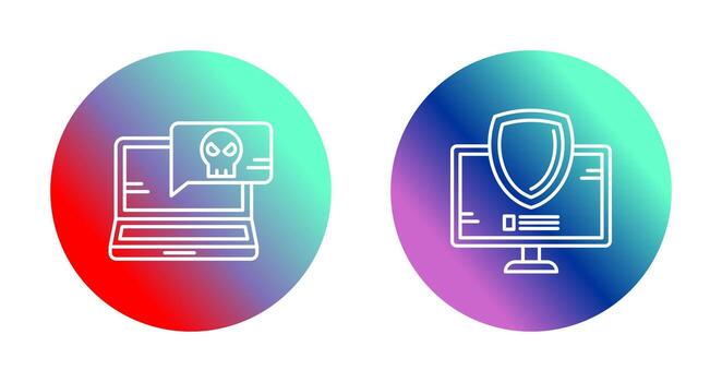 Spam and Unprotected Icon vector