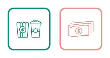 Snack and Graduation Icon vector