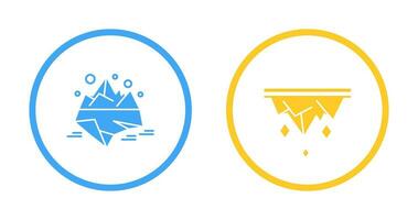 Iceberg and Icicle Icon vector