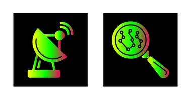 radar and research Icon vector