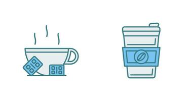 Hot Chocolate and Coffee Icon vector