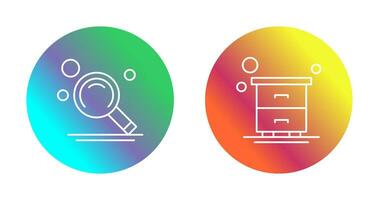 Search and Table Icon vector