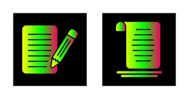 checklist and document  Icon vector