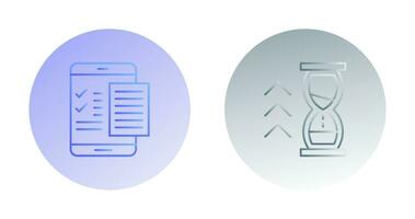 Check List and Quick Response Icon vector