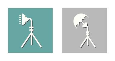 light stand and studio Icon vector