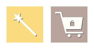 magic and shopping  Icon vector