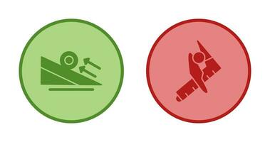 Force and Caliper Icon vector