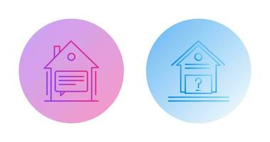 Message and Unknown Icon vector