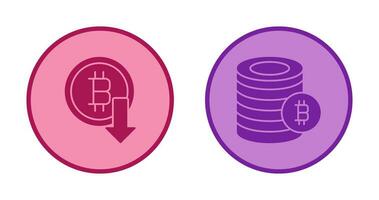 Lose and Coins Icon vector