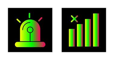 Sire and Block Icon vector