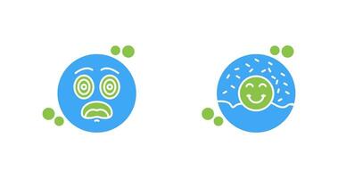Dazed and Donut Icon vector