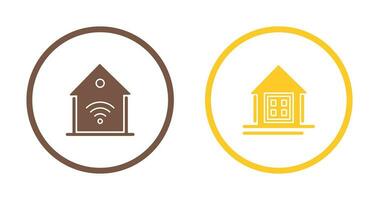 Smart Home and Window Icon vector