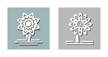 Daffodil and Daisy Icon vector