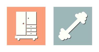 Closet and Gym Icon vector