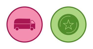 favorite and home delivery  Icon vector