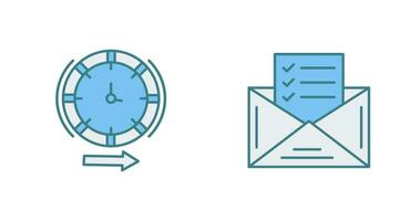 Direction and Check List Icon vector