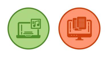 Music and Paste Icon vector