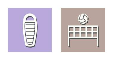 Sleeping Bag and Flash  Icon vector